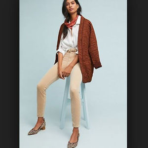 ANTHROPLOGIE PILCRO CORDUROY SKINNY JEANS PANTS 30